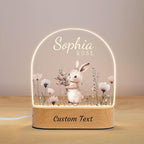 7GEEFT Personalized Baby Gifts for Kids, Custom Animal Acrylic Plaque Sign Name by Unknown