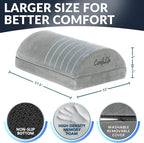 ComfiLife Foot Rest for Under Desk at Work – Adjustable Height Memory Foam Foot - Image 4