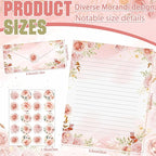 TaoBary 160 Pcs Stationery Paper Set 50 Double Sided Stationery Papers - Image 2