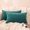 Amazon Basics Chenille Throw Pillow Covers, Home Decor Lumbar Cushion Cover by AmazonBasics