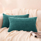 Amazon Basics Chenille Throw Pillow Covers, Home Decor Lumbar Cushion Cover by AmazonBasics
