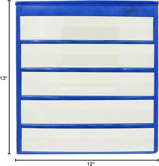 Blue Tabletop Desktop Pocket Chart - Image 5