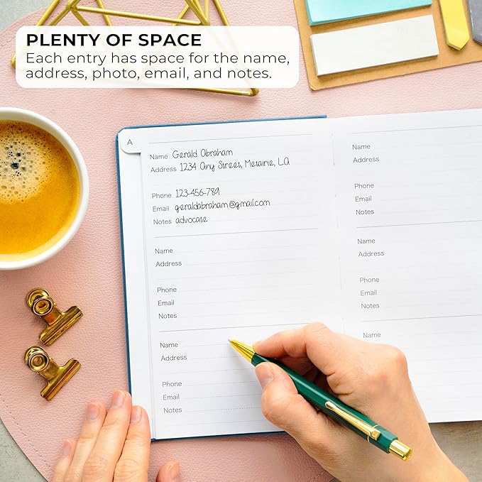Clever Fox Address Book with alphabetic tabs - Image 3