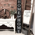 Home Sweet Home Sign for Front Door, Wood Rustic Front Porch Décor, Farmhouse - Image 5