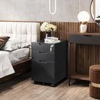 Fesbos 3 Drawer Vertical File Cabinet, Mobile Filling Cabinets - Image 9
