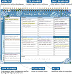 104 Pgs Weekly To Do List Notepad, 52 Duplex-Printed Undated Sheets 100 - Image 2