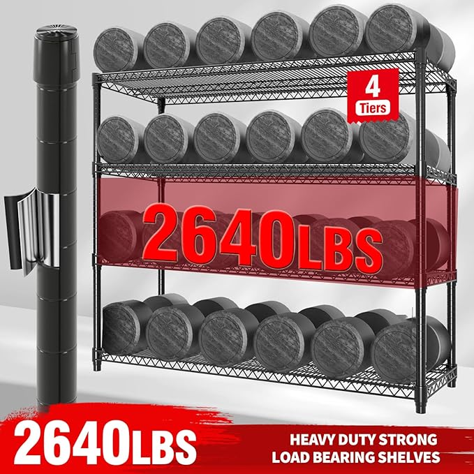 MilleLoom 72" H X 59 W X18 D Storage Shelves - Image 3