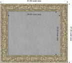 Amanti Art Silver Framed Magnetic Board 27x31 Medium Vision Board - Image 2