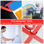 BOMEI PACK Red Painters Tape 1 Inch - Image 3