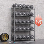 M MZG 1750 lbs Steel Storage Shelving 5-Tier Utility Shelving Unit Steel - Image 3
