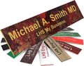 Engraved Name Plates for Door Sign Personalized Rustico Granite Pattern Plastic by LHS+My+Business