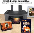 50 Sheets Black Cardstock 8.5 x 11 Thick Paper, Goefun 80lb Card Stock Paper - Image 4