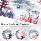 iCasso Desk Protector Mat, Large Japanese Mouse Pad, Stable Rubber Base Mousepad - Image 6