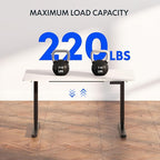 FLEXISPOT E6 3-Stage Dual Motor Electric Standing Desk 55 x 28 Sit Stand Up Desk - Image 7