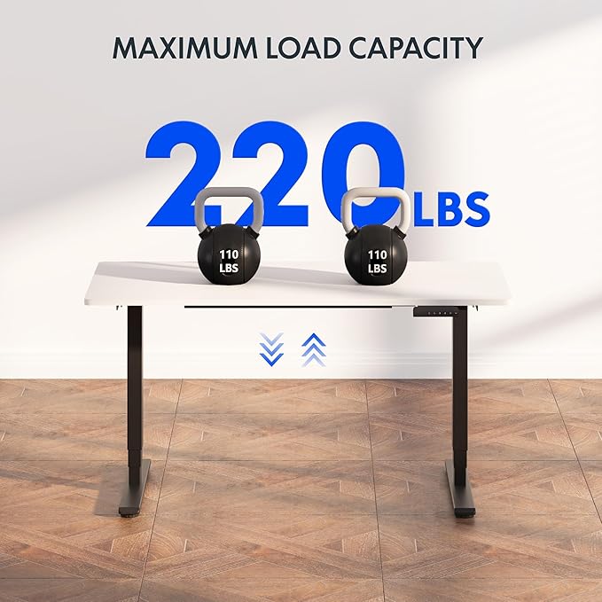FLEXISPOT E6 3-Stage Dual Motor Electric Standing Desk 48 x 30 Sit Stand Up Desk - Image 3