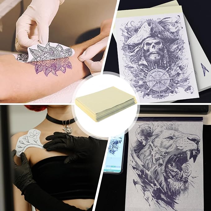 Yangna Tattoo Transfer Paper 100 Sheets Bulk A4 Thermal Stencil Paper - Image 6