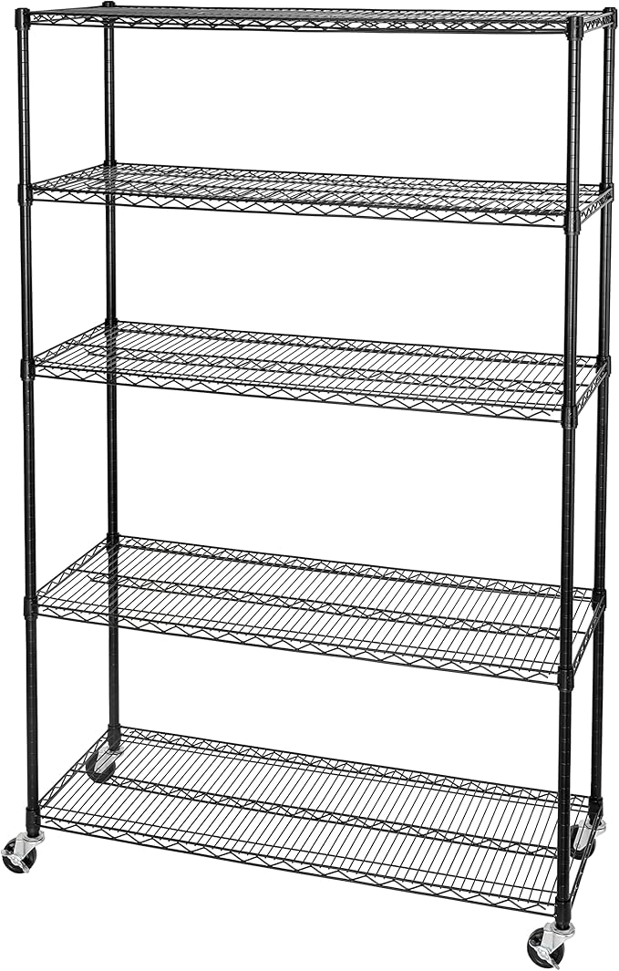 Seville Classics UltraDurable Heavy Duty NSF Solid Steel Wire Rack Storage Unit by SevilleClassics