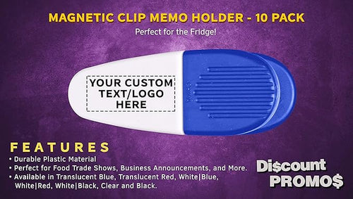 10 Magnetic Memo Holders Set - Image 2