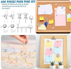 600 Pcs Decorative Push Pins - Image 5