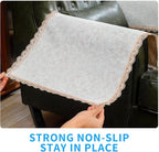 MINJIATEX Couch arm Covers, Non-Slip lace Sofa arm Covers Set of 2 Washable - Image 4