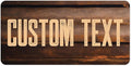 Custom Sign, Custom Street Sign, 11 Font Colors, 13 Font Styles, 4 Hole Options by MySignCenter