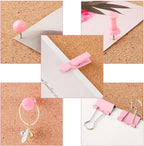 200 Pieces Push Pins Pink Thumb Tacks Cute Decorative Push Pins - Image 5