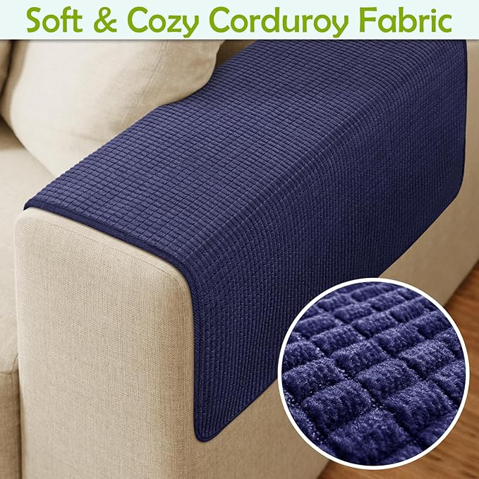Couch Arm Covers, Sofa Arm Covers, Waterproof Armrest Cover - Image 4