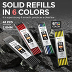 Nicpro 5 Pack Carpenter Pencils - Image 6