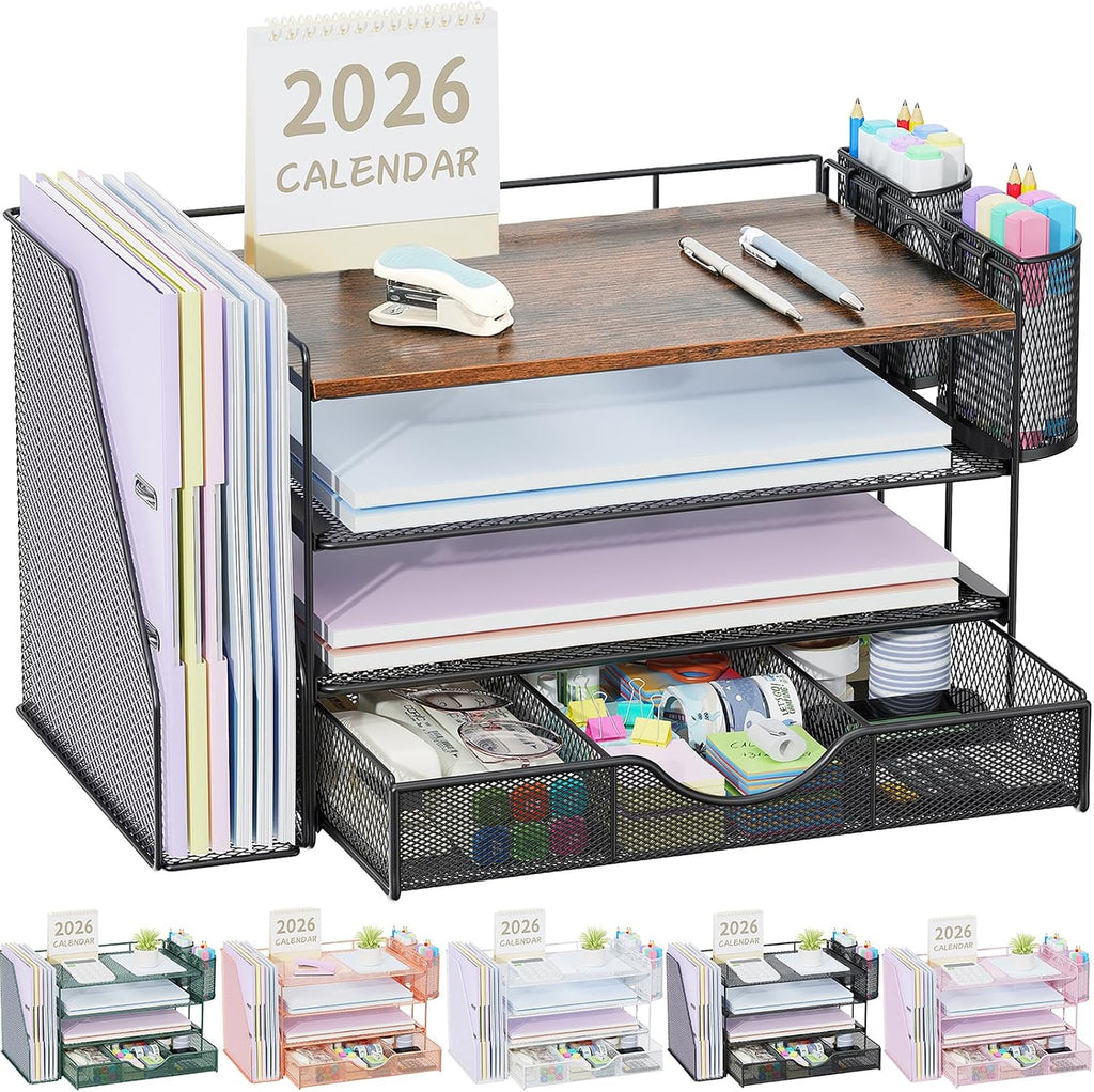 gianotter desk organizers and accessories with file holder, main product view