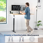 VIVO Electric 60 x 30 in Standing Desk, Memory Height Adjustment, 1B Series - Image 4