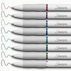 Sharpie S-Gel Pens, Fashion Barrel Gel Pens, Pearl White Body, Medium Point - Image 5