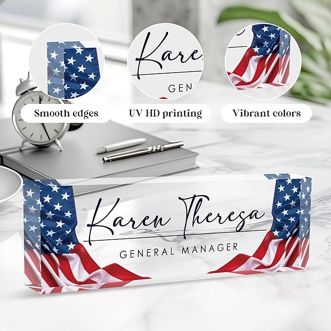Custom Office Name Plate, Personalized Gifts - Image 3