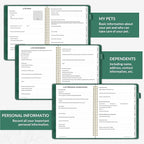 SUNEE End of Life Planner, I‘m Dead Now What Planner, Large Print Spiral-Bound - Image 4