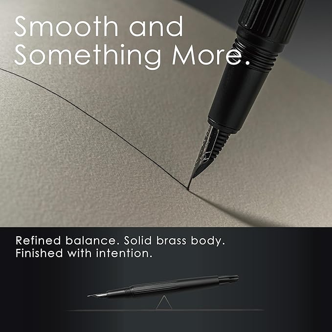 TAG Submarine Luxury Fountain Pen – TurbineDriven Refill, Steel Black Fine Nib - Image 6