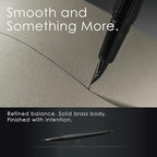 TAG Submarine Luxury Fountain Pen – TurbineDriven Refill, Steel Black Fine Nib - Image 6