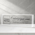 Custom Office Name Plate for Desk, Desk Name Plate Personalized, Personalized by Unknown