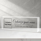 Custom Office Name Plate for Desk, Desk Name Plate Personalized, Personalized by Unknown