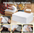 EPHECH 100PCS 12" x 12" Cushion Foam Pouches for Moving & Packing | Double-Layer PO Films Foam Pouches | Reusable Cushion Bags for Moving, Shipping, Dishes, Books, Frames & Fragile Items