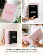 Lamare Meeting Notebook for Work Organization – Perfect Work Notebook for Note - Image 6
