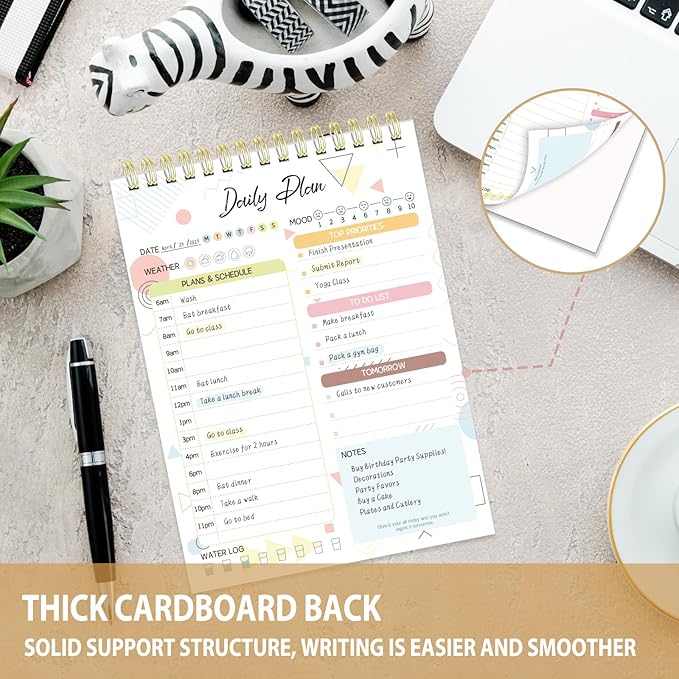 Tlenpo To Do List Notebook Pad, Daily Planner Notepad, 60 Sheets Double Sided - Image 8