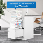 BYNSOE 2 Drawer File Cabinet - Image 7