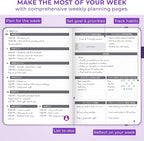 Clever Fox Dated Planner 2026-2027 – Weekly Life Planner Notebook - Image 6