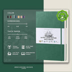 Beechmore Books A3 Sketchbook – 11.7x16.5 Premium Vegan Leather Bound Large - Image 2