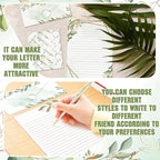 TaoBary 160 Pcs Stationery Paper Set 50 Double Sided Stationery Papers - Image 5