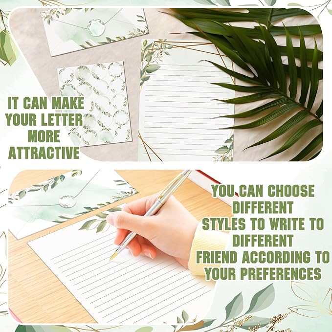 TaoBary 160 Pcs Stationery Paper Set 50 Double Sided Stationery Papers - Image 5