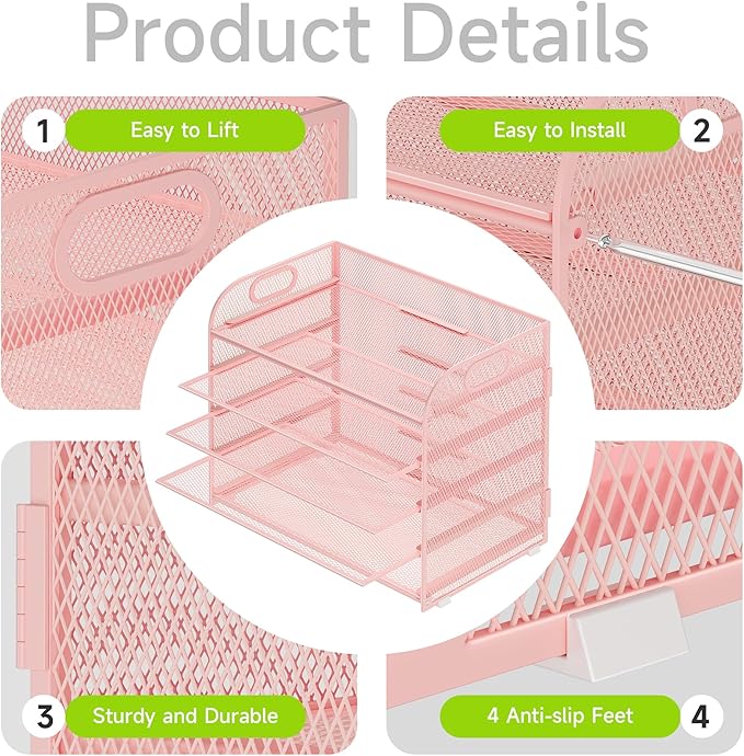 Cawukege 5 Tier Paper Organizer - Image 4