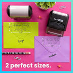 ExcelMark Personalized Return Address Stamp – Custom Self Inking Rubber Stamp - Image 4