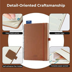 IN-LUXPRO Planner 2026 Daily Weekly and Monthly, 12 Months Spiral Bound - Image 6