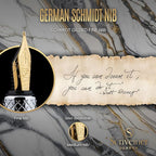 Scriveiner Silver Chrome Fountain Pen, Award Winning, Heavy Pocket Stunning - Image 5
