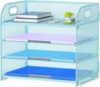 Marbrasse 4 Tier Paper Organizer Letter Tray by Marbrasse